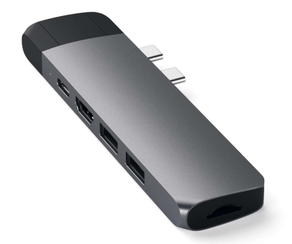 Hub USB Satechi Pro Hub z Ethernet do MacBook (space gray) ST-TCPHEM / ICSTTCPHEM